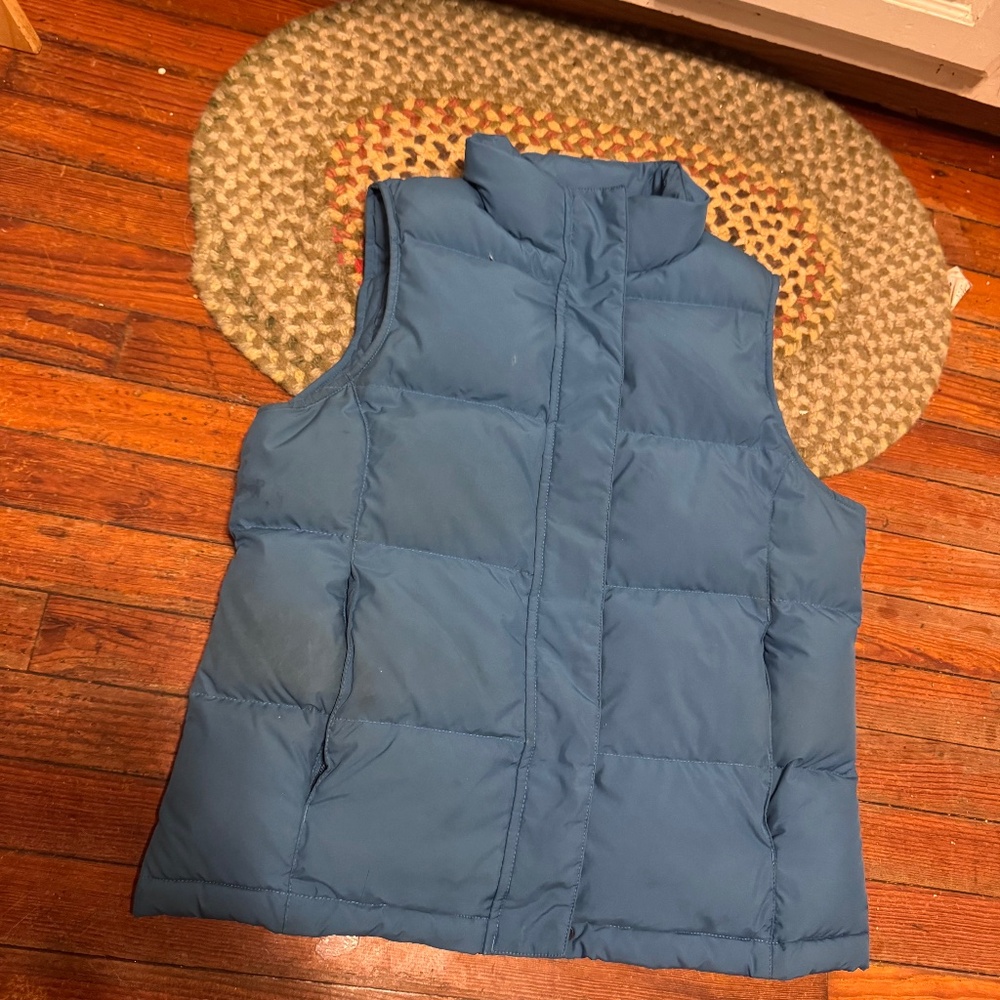 LL bean goose down vest puffer size small women’s